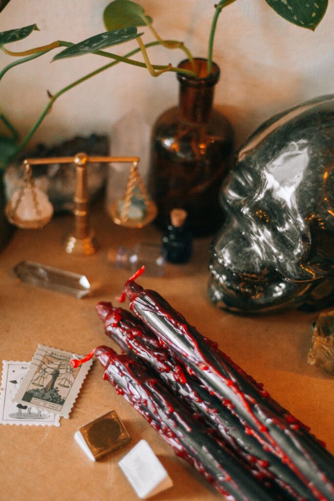 Handmade Candles Lying on Table